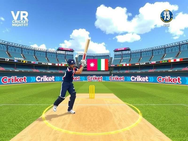VR Cricket Mighty Hit Gameplay Screenshot